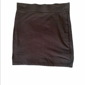 Black Bodycon Mini Skirt